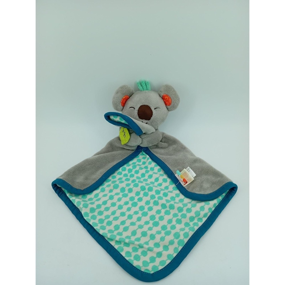 Baby B Koala Bear Lovey Gray Sleeping Plush Security Blanket Stuffed Animal Toy